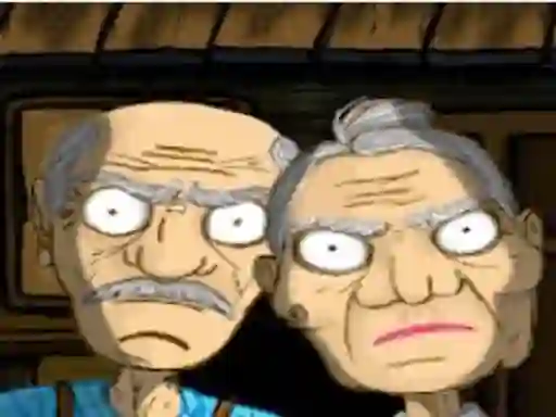 لعبة Grandpa And Granny House Escape على الانترنت