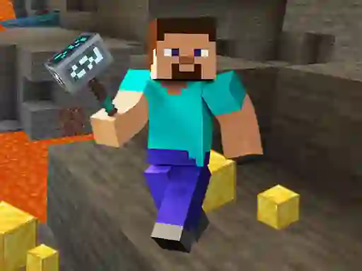 لعبة Minecraft Hidden Golden Blocks على الانترنت