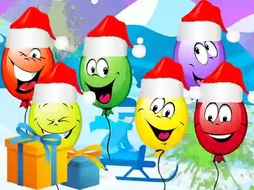 لعبة Christmas Balloons Bursting على الانترنت