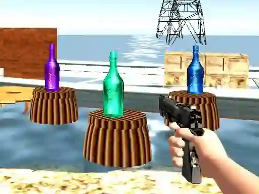 لعبة Bottle Shooter games على الانترنت