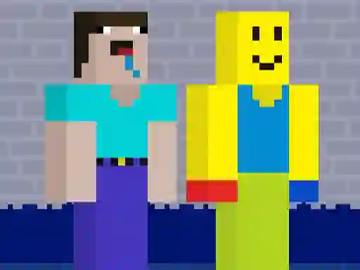 لعبة NoobLOX Rainbow Friends على الانترنت