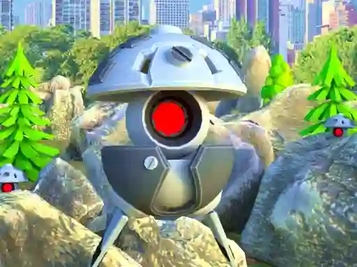 لعبة Player vs Robots على الانترنت