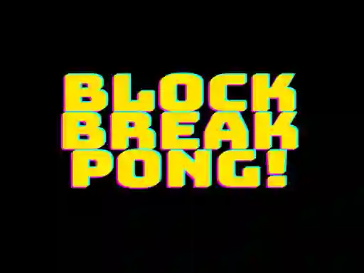 لعبة Block break pong! على الانترنت