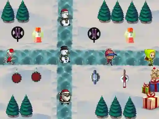 لعبة Christmas Defense على الانترنت