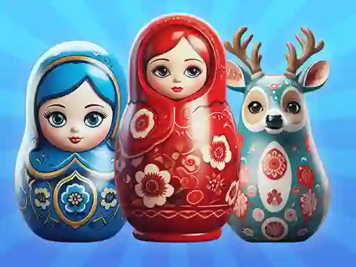 لعبة Sort by Matryoshka Shelves! على الانترنت