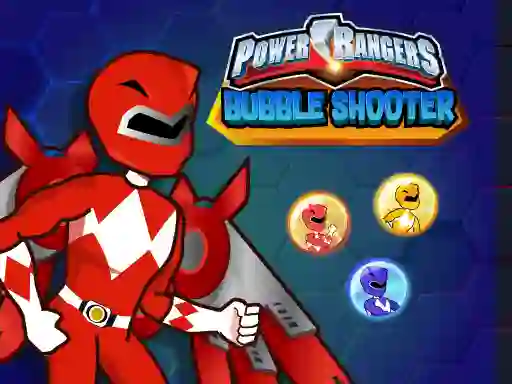 لعبة Power Rangers Bubble Shoot على الانترنت