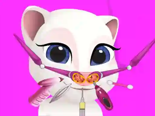 لعبة Little Angela Nose Doctor على الانترنت