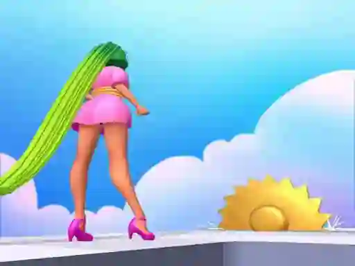 لعبة Keep Long Hair على الانترنت