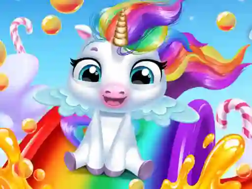 لعبة Glitter Unicorn Dress Up Girls على الانترنت