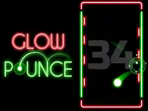 لعبة Glow Pounce على الانترنت