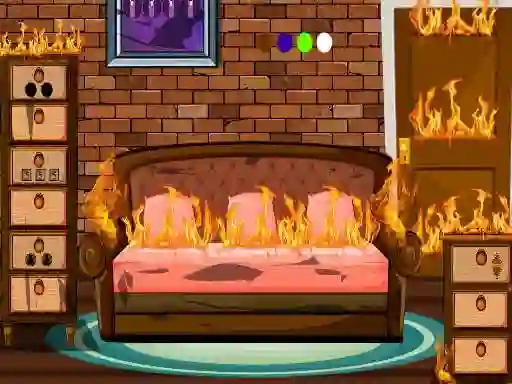 لعبة Fired House Escape على الانترنت