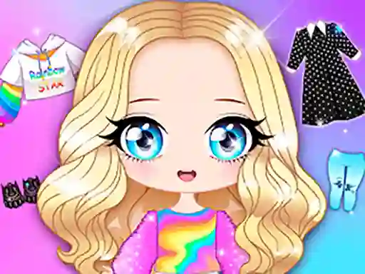 لعبة Chibi Beauty Salon Dress Up And Spa على الانترنت