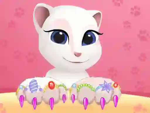 لعبة Talking Tom Angela Great Manicure على الانترنت