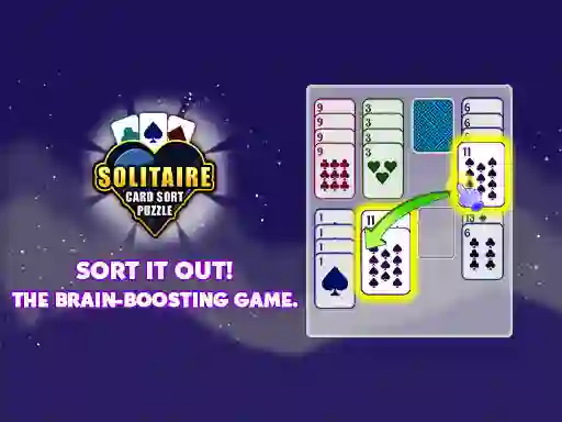 لعبة Solitaire Card Sort Puzzle على الانترنت