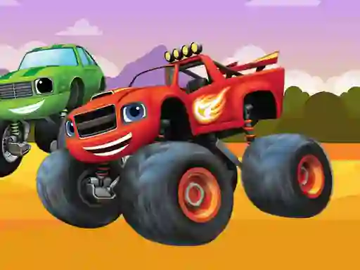 لعبة Blaze Monster Machines Hidden Keys على الانترنت