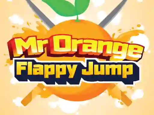 لعبة Mr. Orange Flappy Jump على الانترنت
