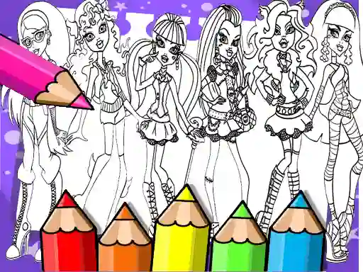 لعبة Monster High Coloring Book على الانترنت