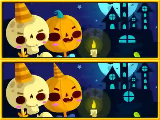 لعبة Find Differences Halloween على الانترنت