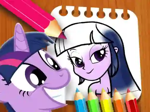 لعبة Equestria Girls Coloring Book على الانترنت