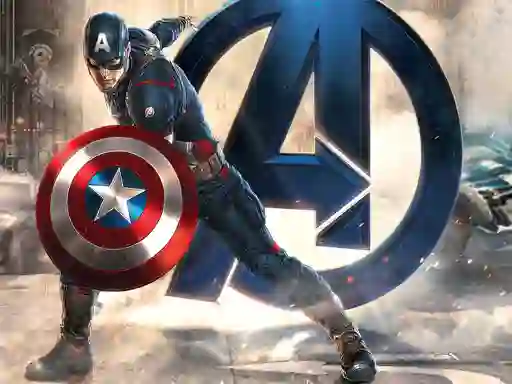 لعبة Captain American Jigsaw Puzzle على الانترنت