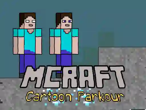 لعبة Mcraft Cartoon Parkour على الانترنت