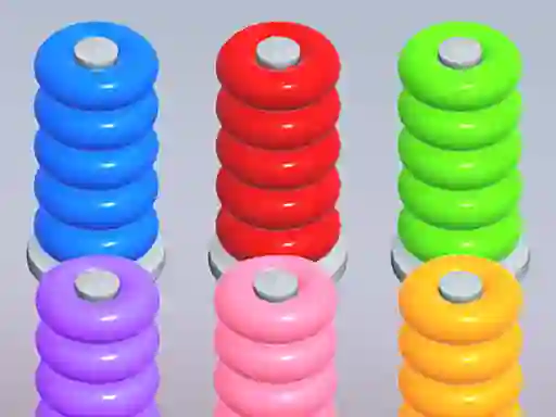 لعبة Color Ring Sort على الانترنت