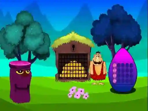 لعبة Caveman Treasure Escape على الانترنت