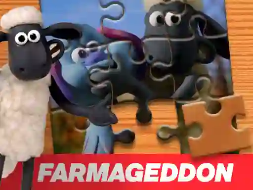 لعبة  A Shaun the Sheep Movie Farmageddon Jigsaw Puzzle على الانترنت