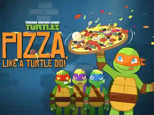 لعبة Ninja Turtles: Pizza Like A Turtle Do! على الانترنت