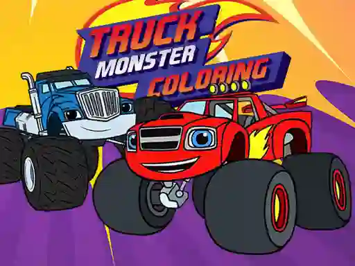 لعبة Baze and the monster machines Coloring Book على الانترنت
