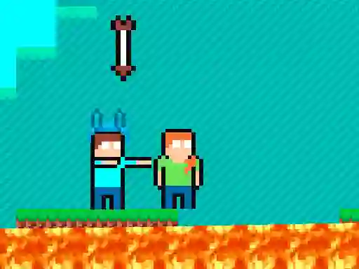 لعبة Pixel Battle Upward على الانترنت