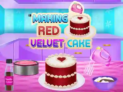 لعبة Making Red Velvet Cake على الانترنت