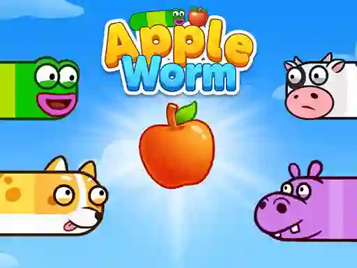 لعبة Apple Worm على الانترنت