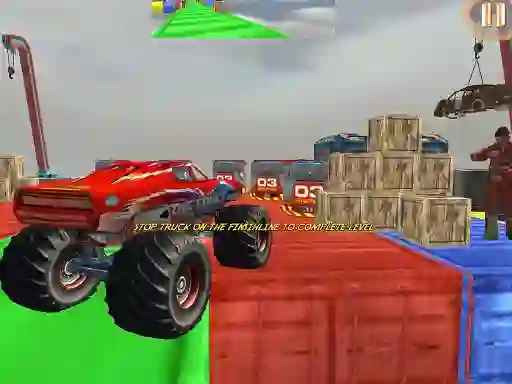 لعبة Monster Truck Driving Stunt Game Sim على الانترنت