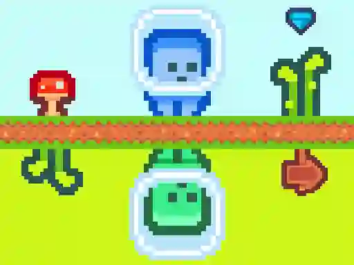 لعبة Two Aliens Adventure على الانترنت