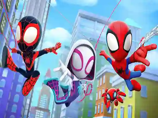 لعبة Spidey and his Amazing Friends Swing Into Action! على الانترنت