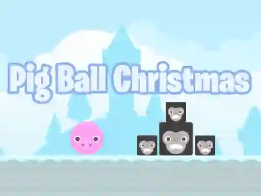لعبة Pig Ball Christmas على الانترنت