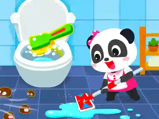 لعبة Baby Panda House Cleaning على الانترنت