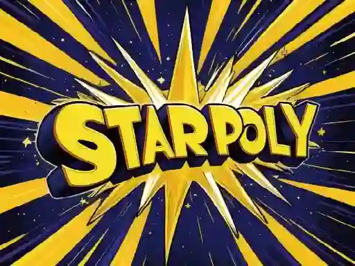 لعبة Star poly على الانترنت