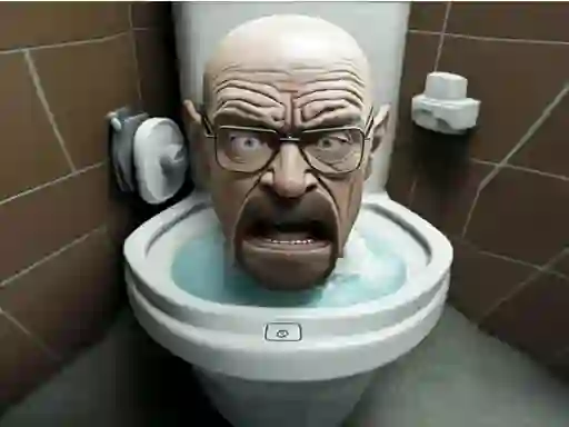 لعبة Funny Skibidi Toilet Face على الانترنت