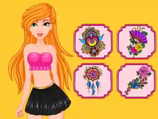 لعبة Princess Tattoo Artist على الانترنت