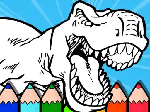 لعبة Coloring Dinos For Kids على الانترنت