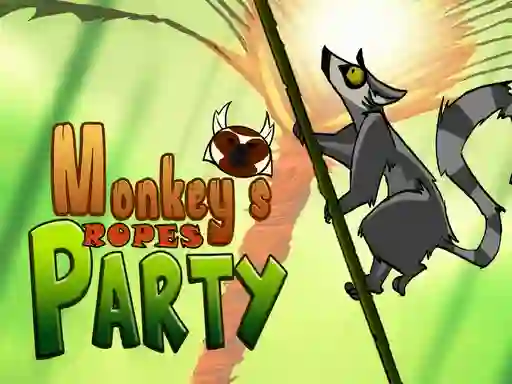 لعبة Monkey's ropes party على الانترنت