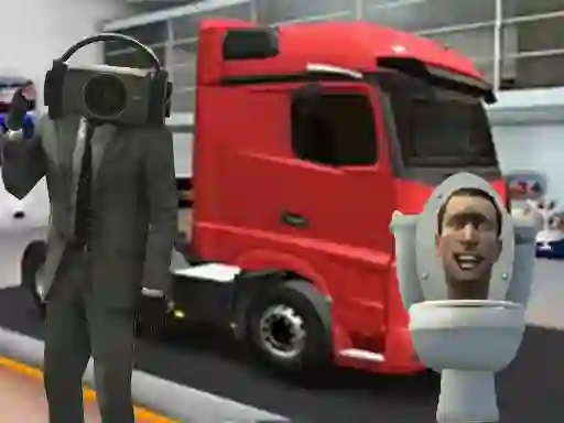 لعبة Truck Simulator Skibidi Toilet على الانترنت