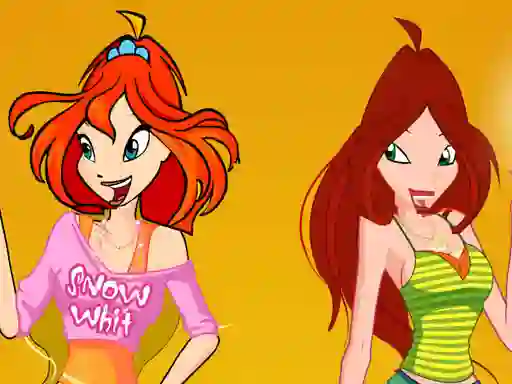 لعبة Bloom and Flora Dress Up على الانترنت