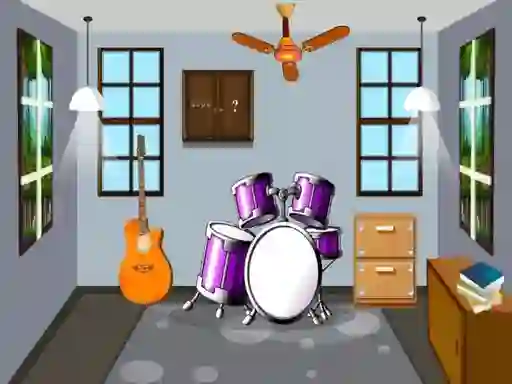 لعبة Musician House Escape على الانترنت