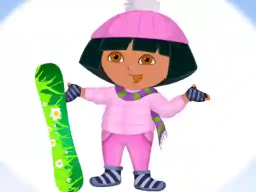 لعبة Dora Ski Winter Dressup على الانترنت