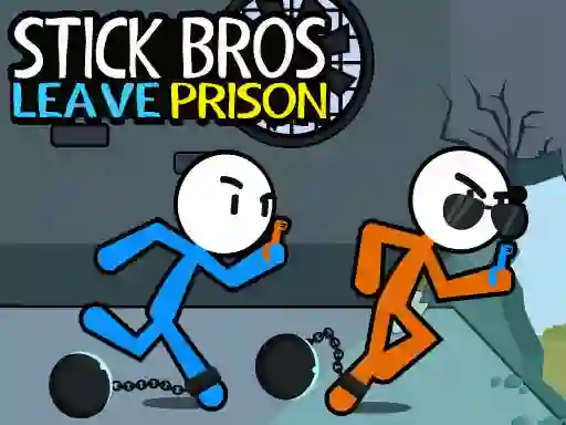 لعبة Stick Bros Leave Prison على الانترنت