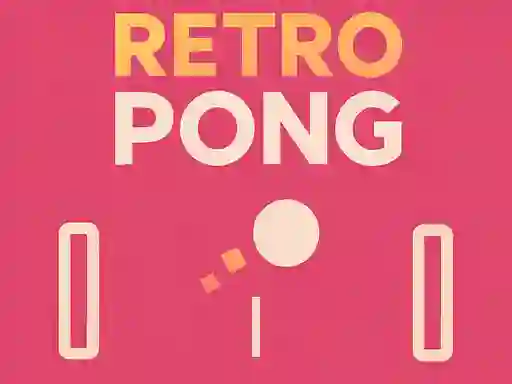 لعبة Retro Pong على الانترنت