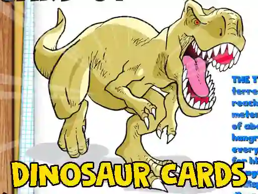 لعبة Dinosaur Cards على الانترنت